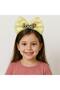 Led Lighted Love Written Yellow Bow Crown? Girl's Party Crown Bsk2026 - 2
