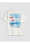 Miami Printed Oversize 100% Cotton Women's T-Shirt - 6