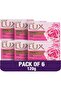 Lux Soft Soap Rose 6 Pieces Bundle 120g White - 2