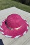 Summer Gift Girl's Straw Pink Hat |   Sun Protection Beach Hat - 6
