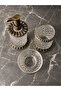 Serra Premium Glass + Metal Bathroom Accessory Set of 3 - Crystal Soap Dish, Solid Soap Dispenser and Toothbrush Holder Set - 6