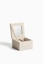 Two-tier linen jewellery box - 2