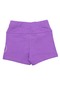 100% Cotton Embroidered Summer Purple Girls' Shorts - 4