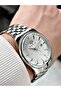 Silver Color 5 Atm Water Resistance Steel Case Men's Wrist Watch with Calendar Jgb02 - 2