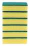 DC2997 Sponge Scrubber Pack of 6, Green/Yellow - 4