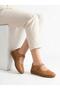 Women's Tan Genuine Leather Orthopedic Soft Sole Casual Shoes - 2