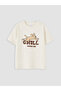 Brown Crew Neck Printed Boys' 2-Piece T-Shirt - 5