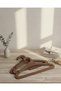 Baby Clothes Hangers - Set of 15 Natural Wooden Baby Wardrobe Organizers (20 cm) - 2