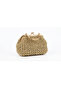 Handmade Evening Dress Classic Mesh Hand Shoulder Bag Stylish Metallic Rope Metal Burs Sparkling Night - 2