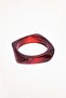 Women's Special Design 100% Stone Geometric Formed Burgundy Bracelet - 5