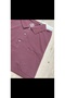 Men's Polo Collar Oversized T-Shirt Combed Cotton Fabric Short Sleeve with Pockets - 2