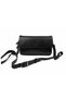 Men's Brown Genuine Leather Multi-Compartment Wristlet Handbag with Strap - 2