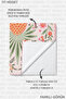 Pineapple Floral Tropical Beach Towel-Bohemian Pastel Pink Marine Pool Sea Quick Drying Cover Towel - 8