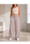 Women's 2-Pack Stoned Wide-Leg High-Waist Loose-Fit Pocketed Trousers Style Sweatpants - 2