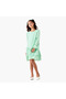 Round Neck Long Sleeves Tiered Dress with Floral Print - 2