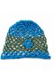 Bohemian Summer Mesh Beret – Turquoise & Island Green - 3
