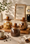 700 ml Acacia Lid Glass Jar Set of 3, Storage Jar with Wooden Lid, Coffee Sugar Cookie Nut Jar - 4