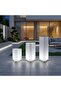 طقم استاند مثلث إضاءة LED مكون من 3 قطع للزوايا بتصميم هندسي للاستخدام في الديكور الداخلي
