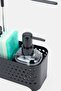 Hand And Dish Soap Dispenser With Sink Caddy, Black - 4