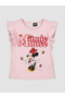 Pink Minnie Mouse Printed Girls' Shorts Set - 2