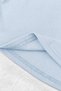 Soul Baby Blue Polo Collar Ribbed Lycra Embroidered Premium Drawstring Short Sleeve Blouse - 6