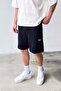 Flaw Embroidered Elastic Waist Shorts - 4