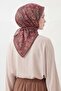 Soft Scarf Geometric Brown - 2