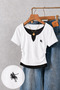 Casual Fit Women's Pieced Gathered Blouse - 3