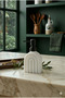 Modern Arch Patterned, Minimal Nordic Glass Liquid Soap Dispenser - 250 ml - 9 X 9 X 6 cm - 4