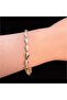 Three-Piece Modern Design Minimal Stylish Zircon Stone Steel Bracelet Combination Non-Tarnish 20 cm - 3