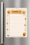 Shopping List - A5 - Magnetic - Pvc - Refrigerator Note Holder & Desktop - Summer Erase - Planner