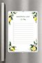 Shopping List - A5 - Magnetic - Pvc - Refrigerator Note Holder & Desktop - Summer Erase - Planner