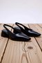 Women's Pointed Toe Sling Back Block Heeled Shoes Comfortable Cutout Casual Use Modern Stylish Comfortable