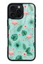 iPhone 16 Pro Max Tropical Flamingo Design Glossy Phone Case