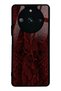 Realme 11 Pro Red Leather Design Glossy Phone Case