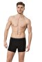 Men's Lycra Buttoned Boxer 2-Pack, 95% Cotton, 5% Elastane - 2