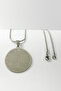 Silver Color Double-Sided Ayetel Kürsi and Celcelütiye Engraved 60 cm Italian Chain Stainless Steel Necklace - 8