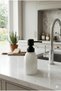 Striped Bohemian Minimal Glass Liquid Soap Dispenser - 250ml - 14X6X5.5 cm - 7