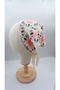 Crochet Knitted Bandana with Floral Motifs - 2