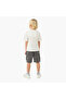 Crew Neck Short Sleeve T-shirt and Shorts Set with Drawstring Closure - 4