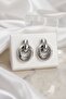 Steel Silver Color Hoop Model Women's Earrings