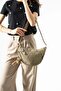 Ultra Light, Multi-Pocket, Crescent Crossbody Shoulder Bag Brown Model: 571-7L