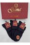3 Pieces Mercerized 100% Natural Nylon Free Plain Colored Thin Summer Half Conch Men's Booties