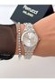 Steel Cord Calendar Model 2 Year Warranty 3 Atm Waterproof Women's Wristwatch + Bracelet Gift - 3