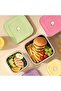 baytella 4-Piece Stainless Steel Food Storage Containers Set with Lids, Stackable Leakproof Metal Lunch Box Bento Containers, Dishwasher Safe Snack Containers, Sizes 4.5–7 inch - 7