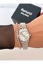 Steel Cord Minimal Case Women's Watch 3 Atm Waterproof 2 Years Warranty - 3