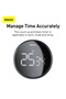 Digital Rotation Countdown Kitchen Timer with LED Display, Magnetic Holder, Volume Control, Stopwatch & Countdown – Grey - 3