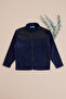 Parachute Fabric Detailed Fleece Boys' Sweatshirt - 3