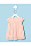 Infant Girls Pink Pleated Dress - 4