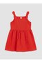 Lcw Kids Orange Girls' Bow Dress - 3